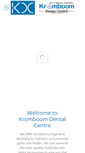 Mobile Screenshot of kromboomdental.co.za